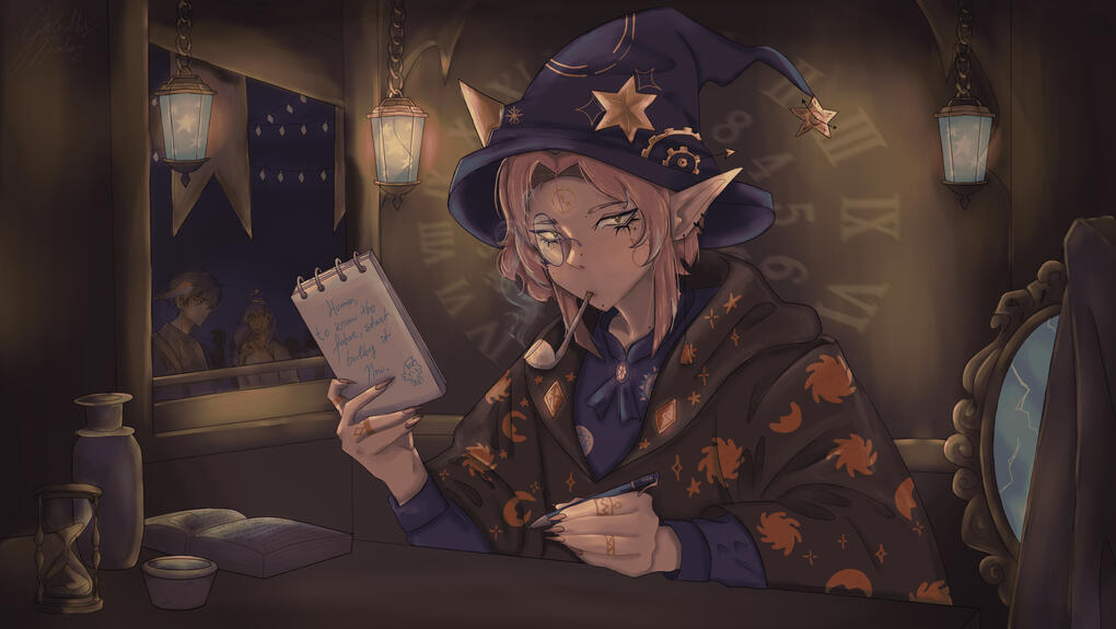 Art trade with eirsenic on twitter